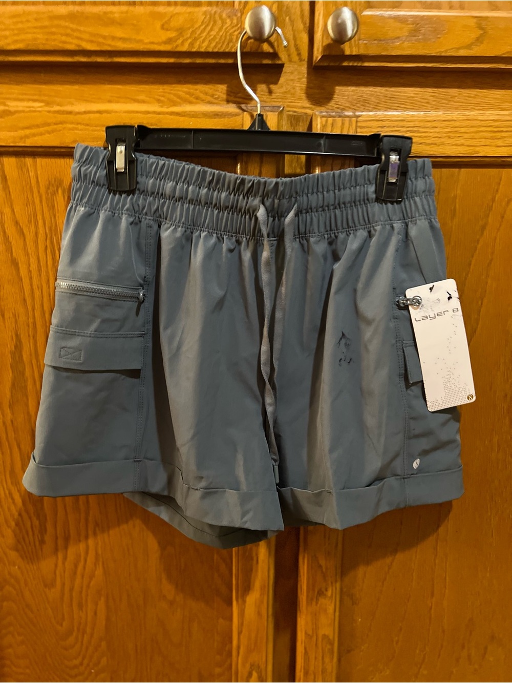 NWT Layer 8 Cypress Utilities Woven Pocket Athletic Shorts